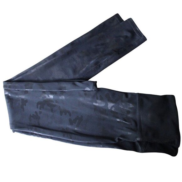 Spanx Black Camo Seamless Compression Leggings Small - Picture 3 of 4